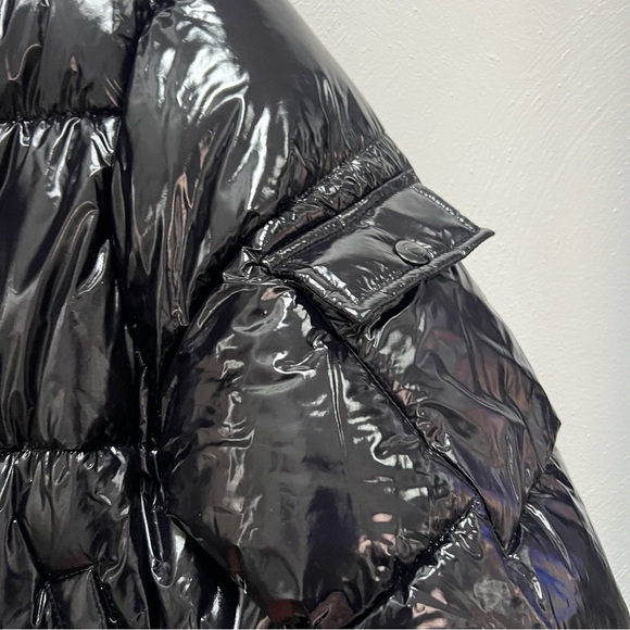 Women's S13 Lexie Water-Resistant Puffer Coat Black Size XL - Picture 3 of 6